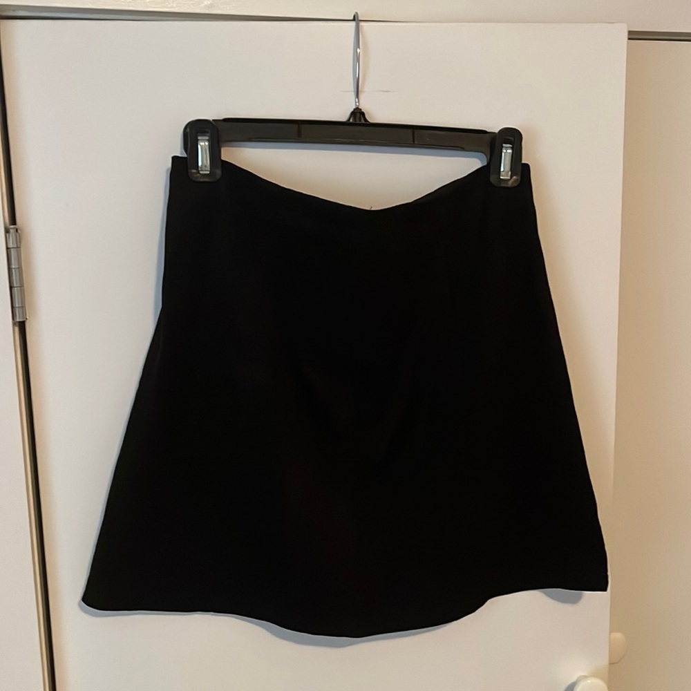 Black Suede Skirt